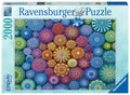 Ravensburger dėlionė „Vaivorykštės mandalos“, 2000 det.
