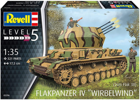 Revell: Flakpanzer IV Wirbelwind - PLASTIKINIS modeliavimo rinkinys - HOBI.LT 🇱🇹