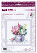 RIOLIS: Floral Charm siuvinėjimo rinkinys iš RIOLIS Nr.: 1931 - HOBI.LT 🇱🇹