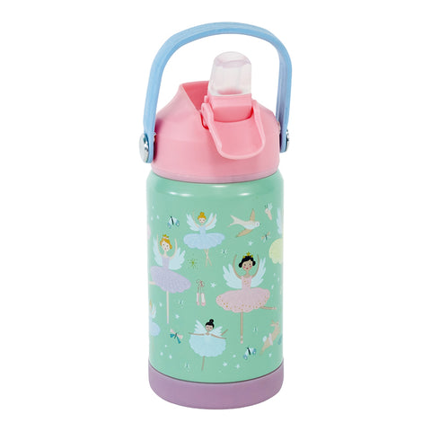 Floss & Rock vaikų gertuvė „Užburtoji“ – nerūdijančio plieno, 400 ml, vakuuminė, nepralaidi