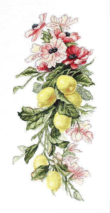 Luca - s: Flowers and lemon SB210 - HOBI.LT 🇱🇹