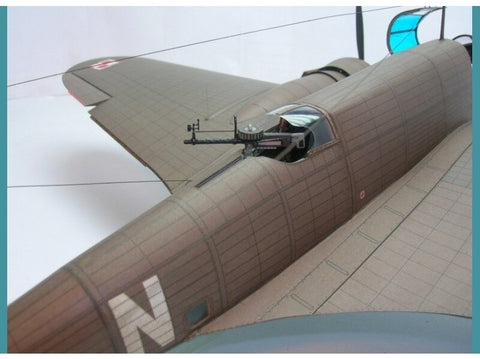 PZL P.37B Łoś popierinis lėktuvo modelis 1:33, Fly Model (FMG-046)