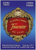 Fournier: Fournier 818 Linen Finish Pokerio kortos (Mėlyna) - HOBI.LT 🇱🇹