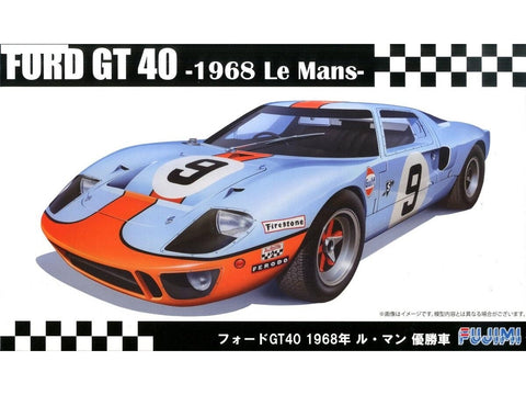 Fujimi Ford GT40 1968 Le Mans plastikinis modelis 1/24