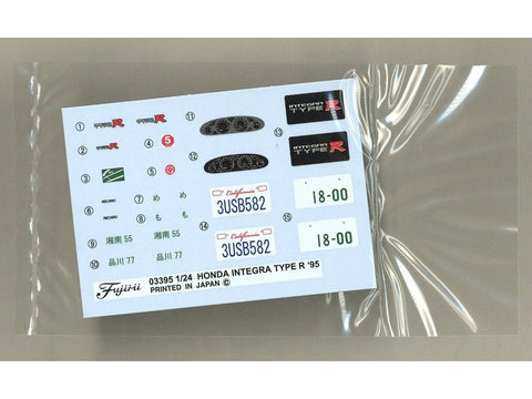 Fujimi Honda Integra Type-R DC2 1995 1/24 plastikinis rinkinys
