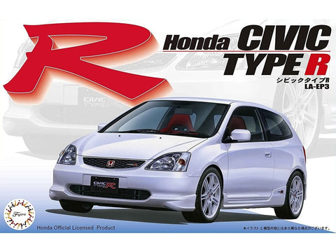 Fujimi Honda Civic Type R EP3 1/24 plastikinis surenkamas modelis