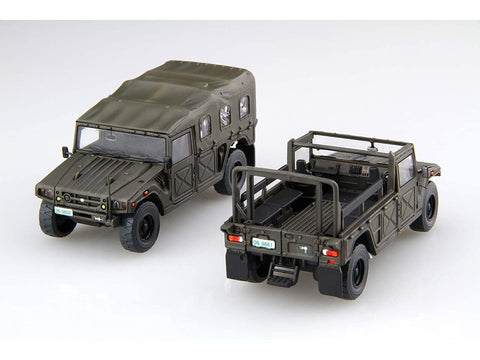 Fujimi JGSDF Toyota High Mobility Vehicle, 1/72, 2 komplektai