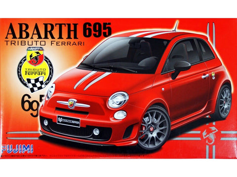 Fujimi Fiat Abarth 695 Tribute to Ferrari 1/24 plastikinis rinkinys