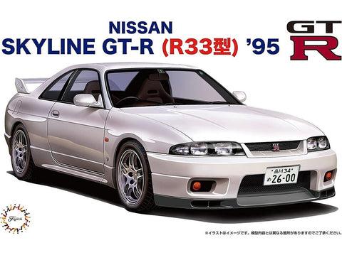 Nissan Skyline GT-R R33 1995 1/24 Fujimi surenkamas modelis