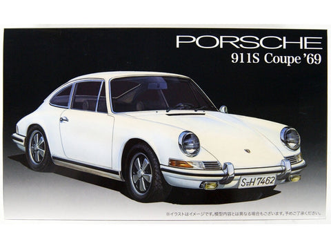 Fujimi Porsche 911S Coupe 1969 plastikinis modelis 1/24