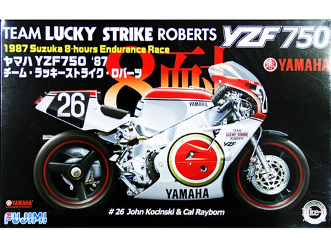 Fujimi Yamaha YZF750 Lucky Strike 1/12 plastikinis motociklo modelis