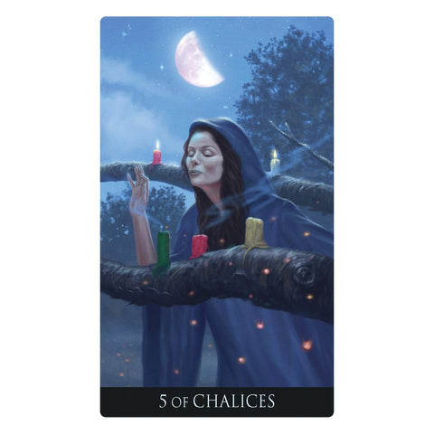 Silver Witchcraft Tarot kortos su sidabro kraštais, prabangi kaladė