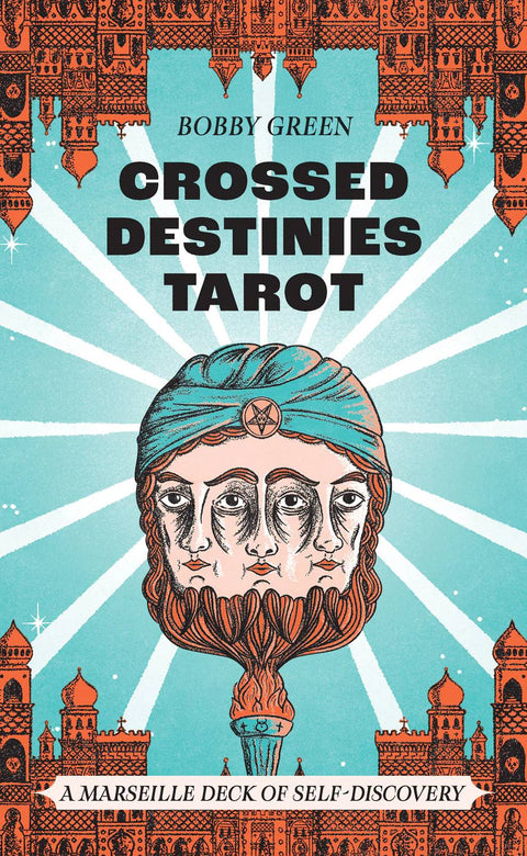 Crossed Destinies tarot kortos – Marselio stiliaus tamsi kaladė