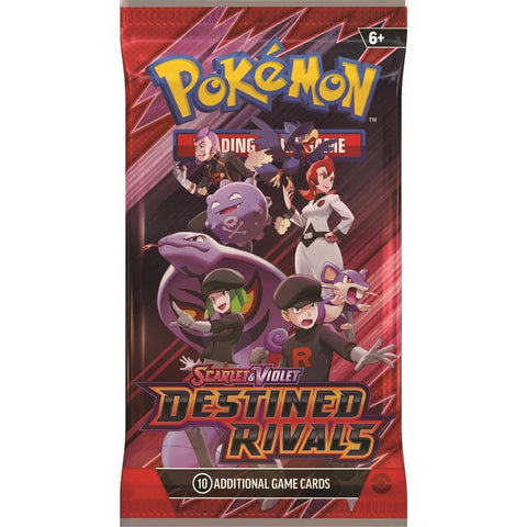 Pokémon TCG Scarlet & Violet: Destined Rivals papildymo pakelis, 10 kortų anglų