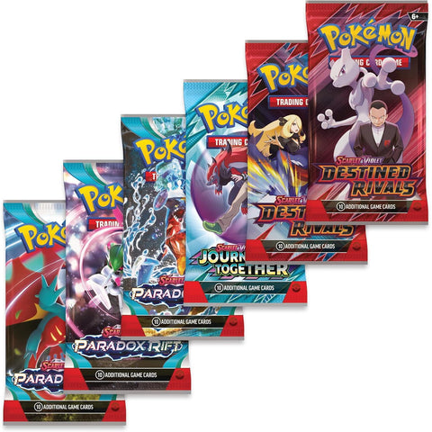 Pokémon TCG Cynthia ir Garchomp ex Premium kolekcija su 6 papildymo pakeliais