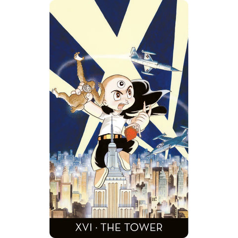 Osamu Tezuka Tarot rinkinys su knyga ir manga iliustracijomis – Lo Scarabeo