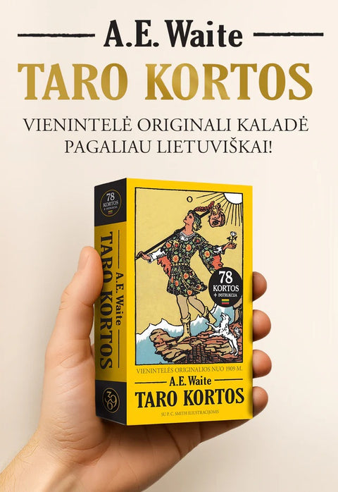 Rider–Waite Taro kortos LIETUVIŠKAI! 🇱🇹 + Gidas pradedantiesiems