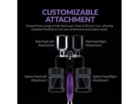 Gaahleri Ace Swallowtail SD šoninio padavimo aerografas 0.28/0.5 mm (43011)