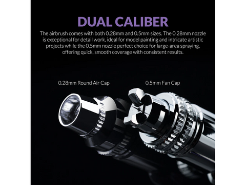 Gaahleri Ace Swallowtail SD šoninio padavimo aerografas 0.28/0.5 mm (43011)