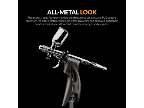 Gaahleri GHPM Mobius TG 0,5 mm trigerinis aerografas su ventiliatoriaus antgaliu