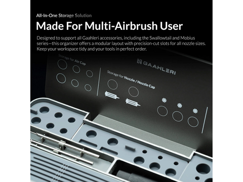 Gaahleri Element XIII ProCare – aerografo priežiūros ir laikymo rinkinys