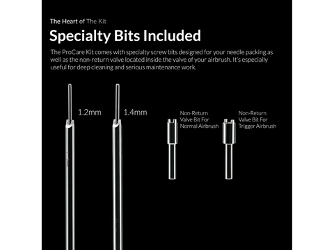 Gaahleri Element XIII ProCare – aerografo priežiūros ir laikymo rinkinys