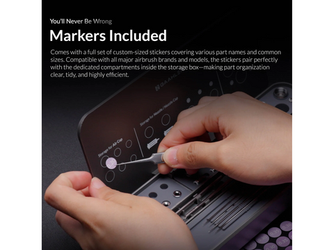 Gaahleri Element XIII ProCare – aerografo priežiūros ir laikymo rinkinys