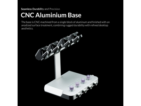 Gaahleri AirHub Pro aerografų stovas 4 vnt., aliuminis, slėgio valdymas