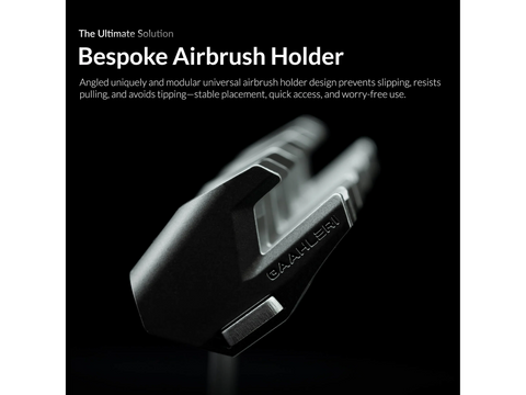 Gaahleri AirHub Pro aerografų stovas 4 vnt., aliuminis, slėgio valdymas