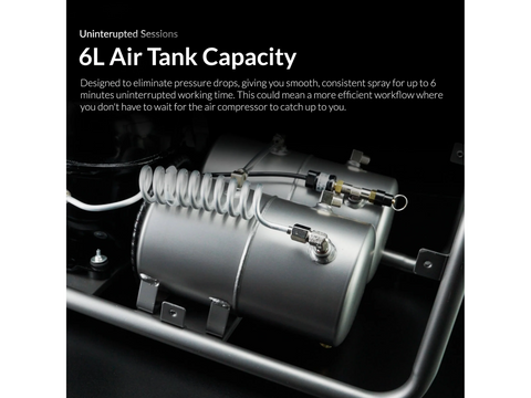 Gaahleri Apex Force GTX-778 tylus oro kompresorius 6 l aerografams