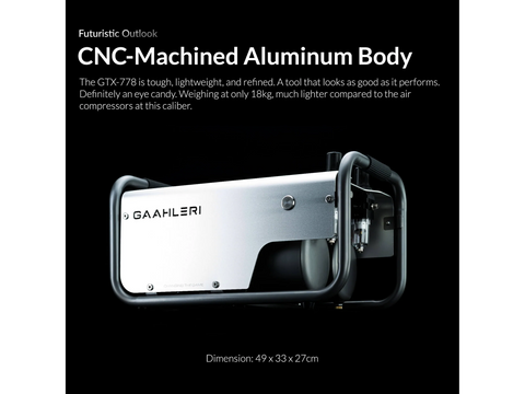 Gaahleri Apex Force GTX-778 tylus oro kompresorius 6 l aerografams