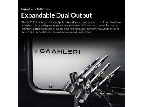 Gaahleri Apex Force GTX-778 tylus oro kompresorius 6 l aerografams