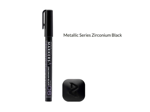 Gaahleri Metallic serijos žymeklis MS06 – cirkonio juoda GM-MS06