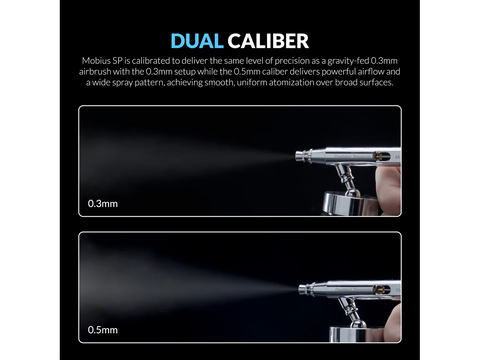 Gaahleri Mobius SP sifoninis aerografas 0.3/0.5 mm – Premium, 43004