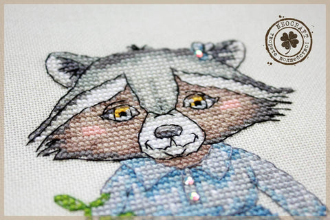 Sodininkė – Siuvinėjimo kryželiu rinkinys NeoCraft, Zweigart, 11x15 cm