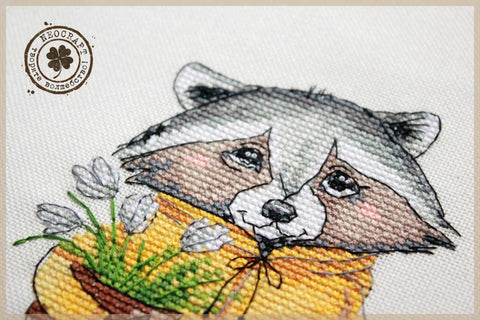 NeoCraft siuvinėjimo kryželiu rinkinys „Sodininkas“ 12×15 cm