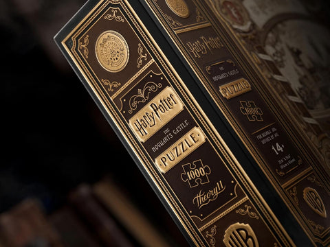 Harry Potter Hogvartso 1000 detalių dėlionė su auksine folija – Theory11