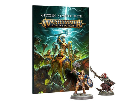 Warhammer Age of Sigmar Pradžios rinkinys (EN): 2 miniatiūros, 88 p.
