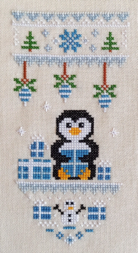 NeoCraft skaičiuotas siuvinėjimo kryželiu rinkinys „Dovana“, 9x18 cm