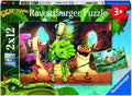 Ravensburger: Giganotosaurus 2 x 12 Puzzle - RAVENSBURGER dėlionė - HOBI.LT 🇱🇹