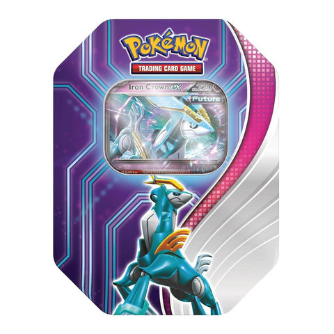 Pokémon TCG Paradox Destinies Iron Crown ex metalinis kolekcinis rinkinys