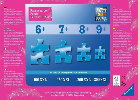 Ravensburger: Glittery Snow Jigsaw Puzzle (100pcs.) - RAVENSBURGER dėlionė - HOBI.LT 🇱🇹