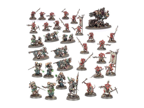 Warhammer Skaven Skryre Warpswarm armijos miniatiūrų rinkinys