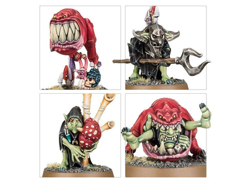 Warhammer Age of Sigmar: Gloomspite Gitz Squig Herd – 10+2 miniatiūrų rinkinys