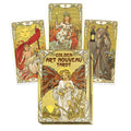 Lo Scarabeo: Golden Art Nouveau Tarot Grand Trumps Kortos Lo Scarabeo - HOBI.LT 🇱🇹