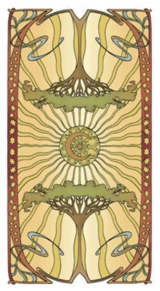 Lo Scarabeo: Golden Art Nouveau Tarot kortos - HOBI.LT 🇱🇹