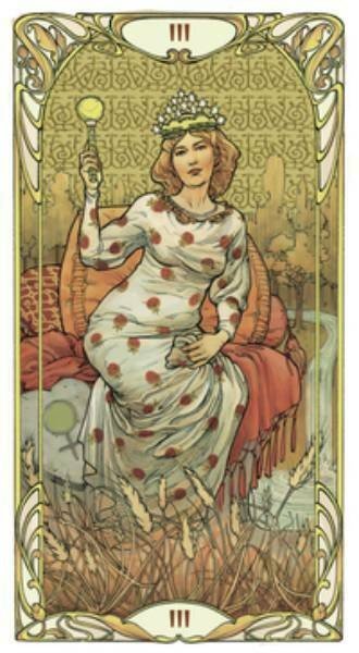 Lo Scarabeo: Golden Art Nouveau Tarot kortos - HOBI.LT 🇱🇹