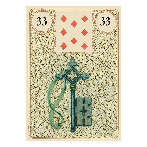 Lo Scarabeo: Golden Lenormand oracle kortos - HOBI.LT 🇱🇹