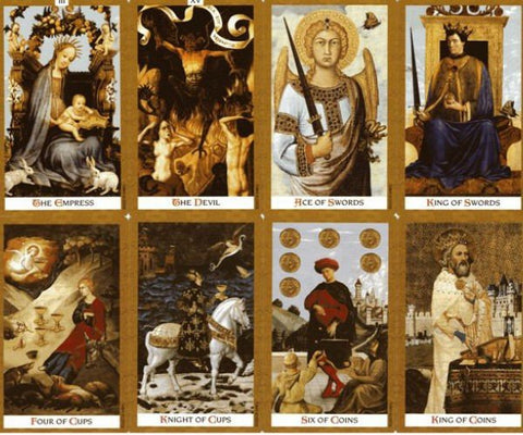 US Games Systems: Golden Tarot kortos - HOBI.LT 🇱🇹