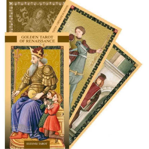 Lo Scarabeo: Golden Tarott Of Renaissance Kortos - HOBI.LT 🇱🇹